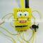 Plastic Headband Earbuds---Spongebob Plastic Headband