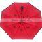 Metal Frame Material and Aluminum Metal Type umbrella with red color