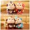 Mini monkey plush toy keyring elephant