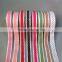 Supply grosgrain ribbon with dot printing white weave edged ,gift and craft ribbon
