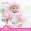 NPK DOLL 8inch Mini Dolls Small Lifelike Baby Toys Full Vinyl Plastic Chubby Doll Cheap Doll
