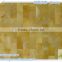 Modest luxury rectangle yellow/gold mother of pearl seashell mosaic wall tile in brick pattern