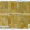 Modest luxury rectangle yellow/gold mother of pearl seashell mosaic wall tile in brick pattern