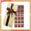 Black elegant chocolate packaging box for gifts