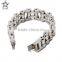 Wholesale China factory cheap high polish 16mm stainless steel motorbike chain bracelet for biker