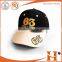 100% cotton black cap with your own logo China factory with 18 years' experience