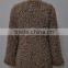 women fashion knitted goat lamb fur coat LK16F036