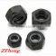 din985 m2, m2.5 , m3 , m4, m5, m6, m8 Black hex nylon lock nut