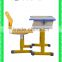 standard dimensions size of modern school desk and chair furniture equipments HXZY066
