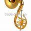 1/6 size gold plated music instrument shaped music art of violin