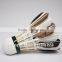 Export to Europe Improve the ability to respond /best black&white goose feather shuttlecock for Training