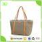Top Quality Waterproof Matte Nylon Carrying Handbag with Two Leather Handle