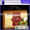 Recyclable custom design products packing corrugated box for food