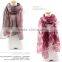 Fashion colorful check 100%wool scarf pashmina showl office Lady Scarf