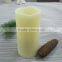 3*6 crater shaped wax shell led candle