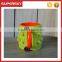 V-78 Pocket cable crochet mug sleeve warmmer mug sweater with pom