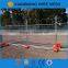 Cheap galvanized temporary fencing, concrete filled block temporary fence base