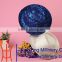 New Woman Church Derby Wedding Vintage satin Royal Blue Dress Hat