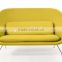 Replica two seater love seat Eero Saarinen womb sofa                        
                                                Quality Choice