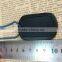 black US Military Army Dog Tag Set with chain and silencer