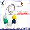 2016 hot sale ellipse beads necklace new style silicone jewelry chain necklace