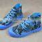 fashion high top canvas men shoes
