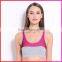 Sexy Polyster Breathable Woman Sport Bra With Pads