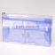 customized clear pvc zipper bag for bedsheets packing