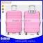 ABS pink luggage personalized luggage luggage for girls