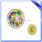 Wholesale promotion brass nickel stamping badge