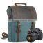 Canvas Backpack Digital Leather Camera Bag