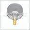 High quality stainless steel brass internal pressure gauge for hydraulic press with bottom mount