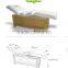 CE certificate electric facial bed/massage table face hole wooden spa furniture