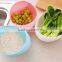 High quality plastic rice washing basket /drain basket