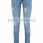 ladies jeans top design turn up jeans (JXA025)