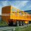 3 axles cheap poultry transport semi trailer / cargo truck trailer