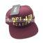 3d gold letters bolted short bill snapback caps hat