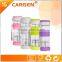 Colorful glass tea infuser water bottle with silicone sleeve