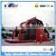 2016 Hot Inflatable Jump Off Sport Games Jump Fall Slide With Air Bag
