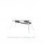 black tempered glass color computer /metting table office desk