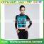 Hot sale women's dry fit sport printing t shirt tight-fitting yoga sport t shirt