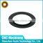 Black plastic Camera lens by cnc turning custom precision machined