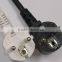 Yonghao Electrical Plug with AC Power Cord For France Standard Plug and Cord
