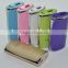 dual USB port power bank with LED torch and power indication 4400-5200mah