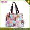 Stylish Designs Printing Flower carry baby diaper bag for mom