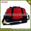 Out door use shoulder bags polyester duffel style travel gym sport bag with shoe compartment