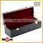 Black high quality square wine box with lock