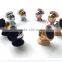 Small size 360 degree rotation strong magnetic mobile phone car holder with retail package OEM