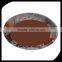 Shanghai factory tray tin/Fashion design serving tray Tin Box / promotional tin with golden color