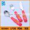 Lovely Safety tableware professional stainless steel cartoon knife,fork,spoon for child